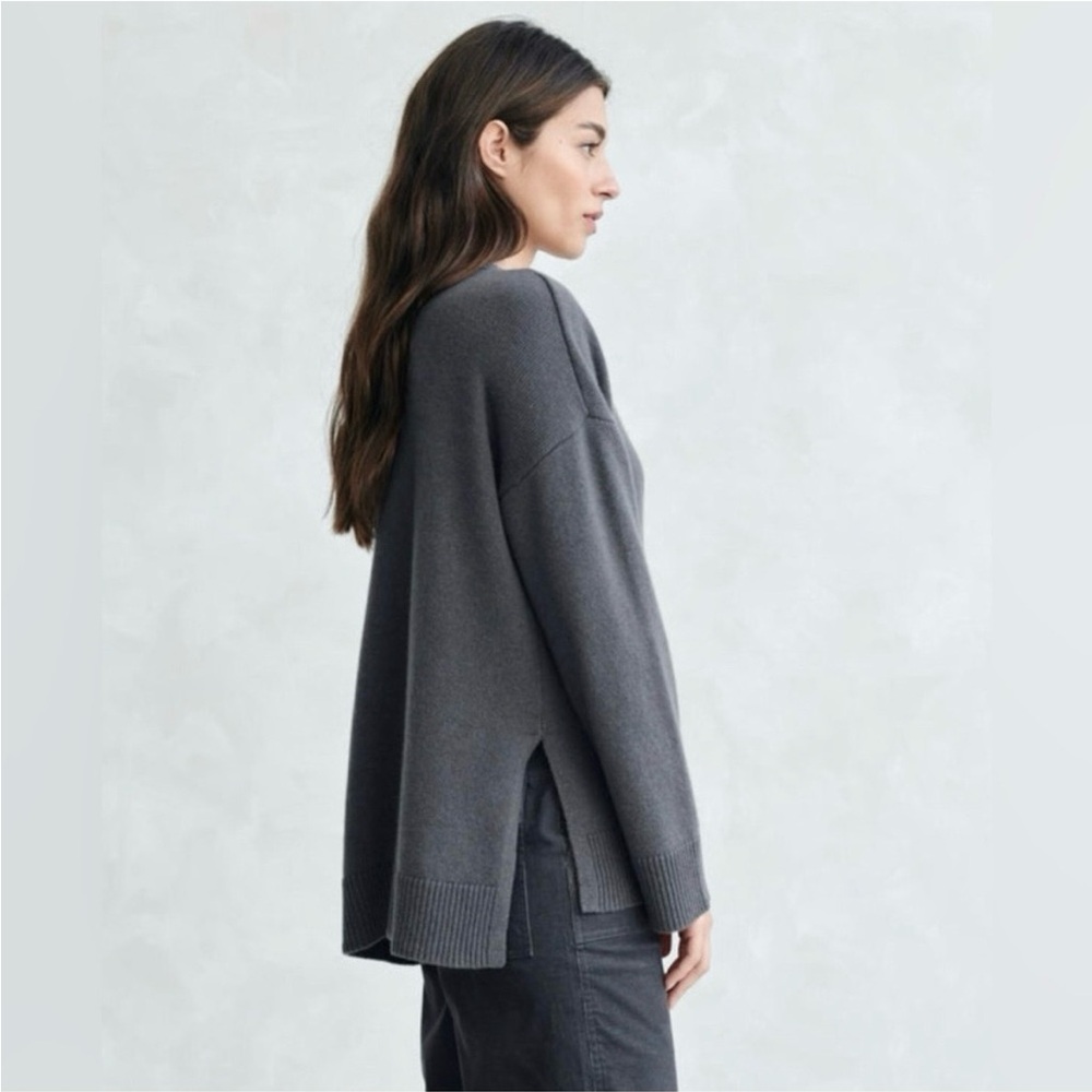 Jenni Kayne Charcoal Crew Neck Sweater